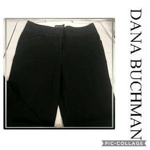Dana Buchman Stretchy Navy Blue Slacks 